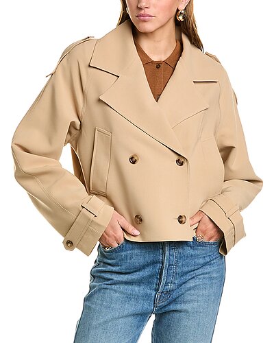 Rue Sophie Cropped Trench