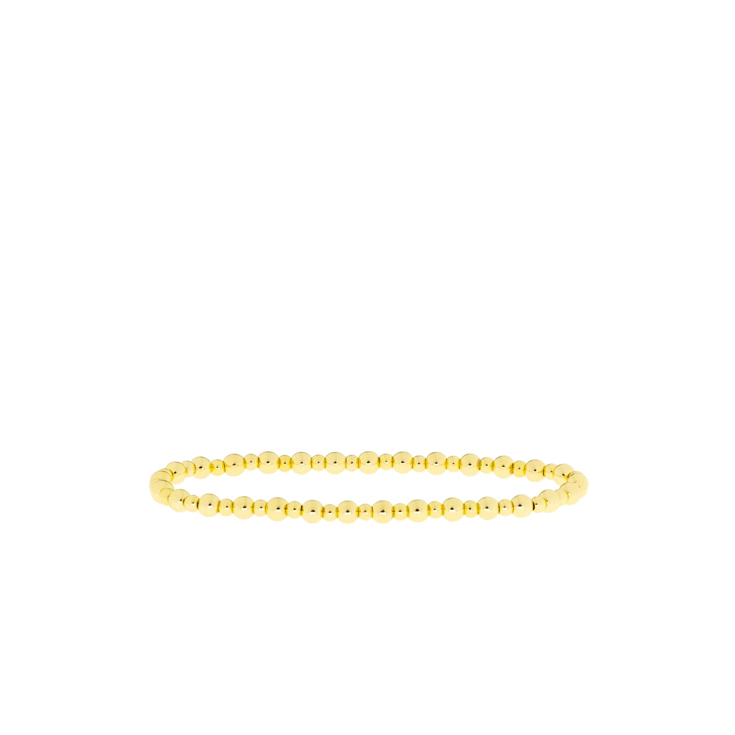 3mm/4mm brass ball bracelet