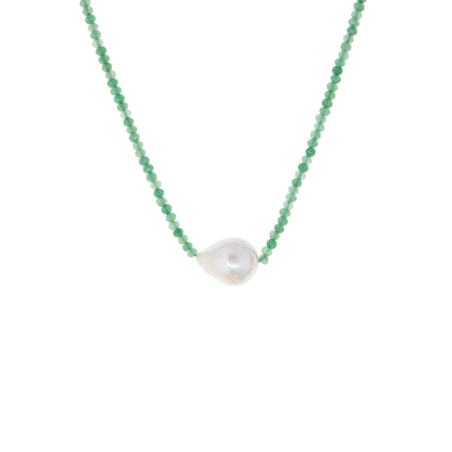 semi precious pearl choker