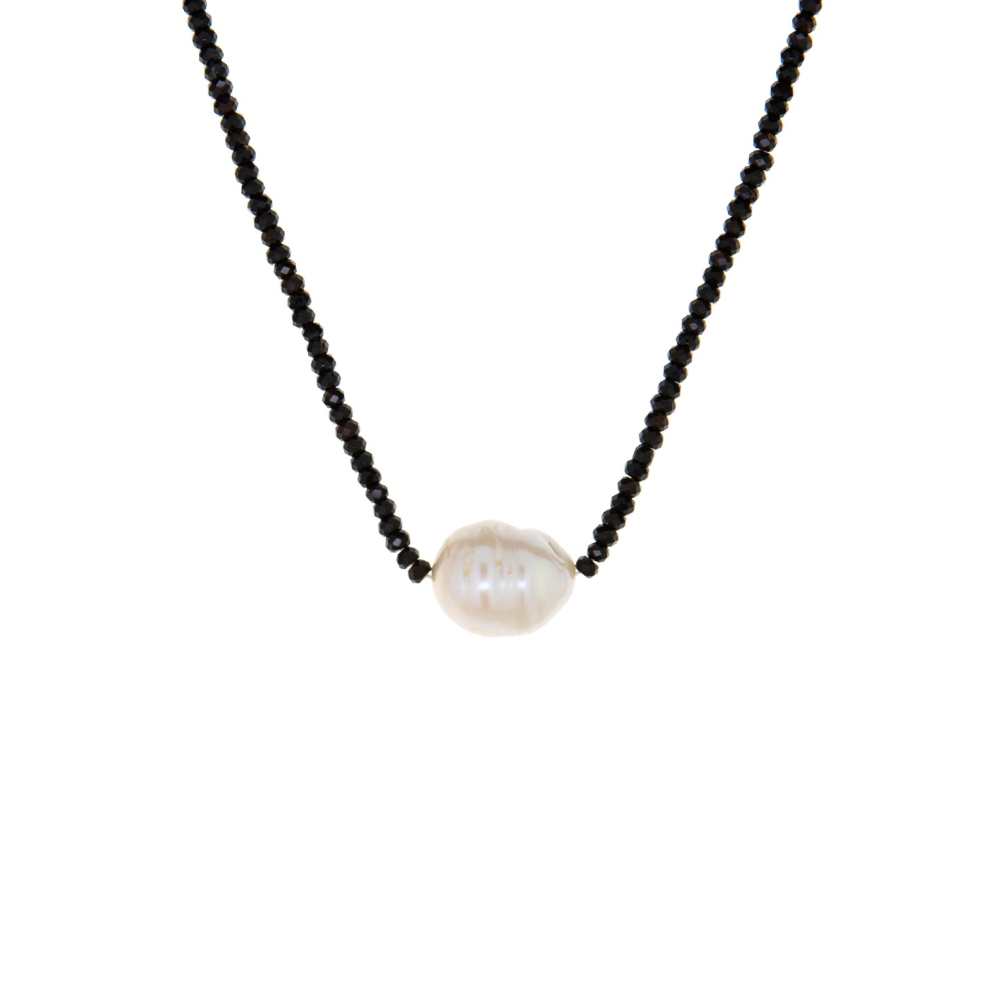 semi precious pearl choker