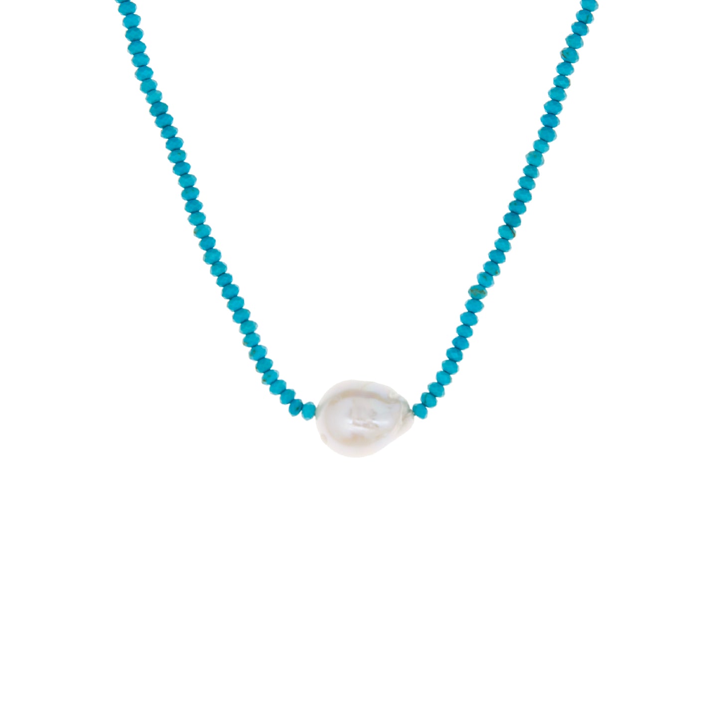 semi precious pearl choker