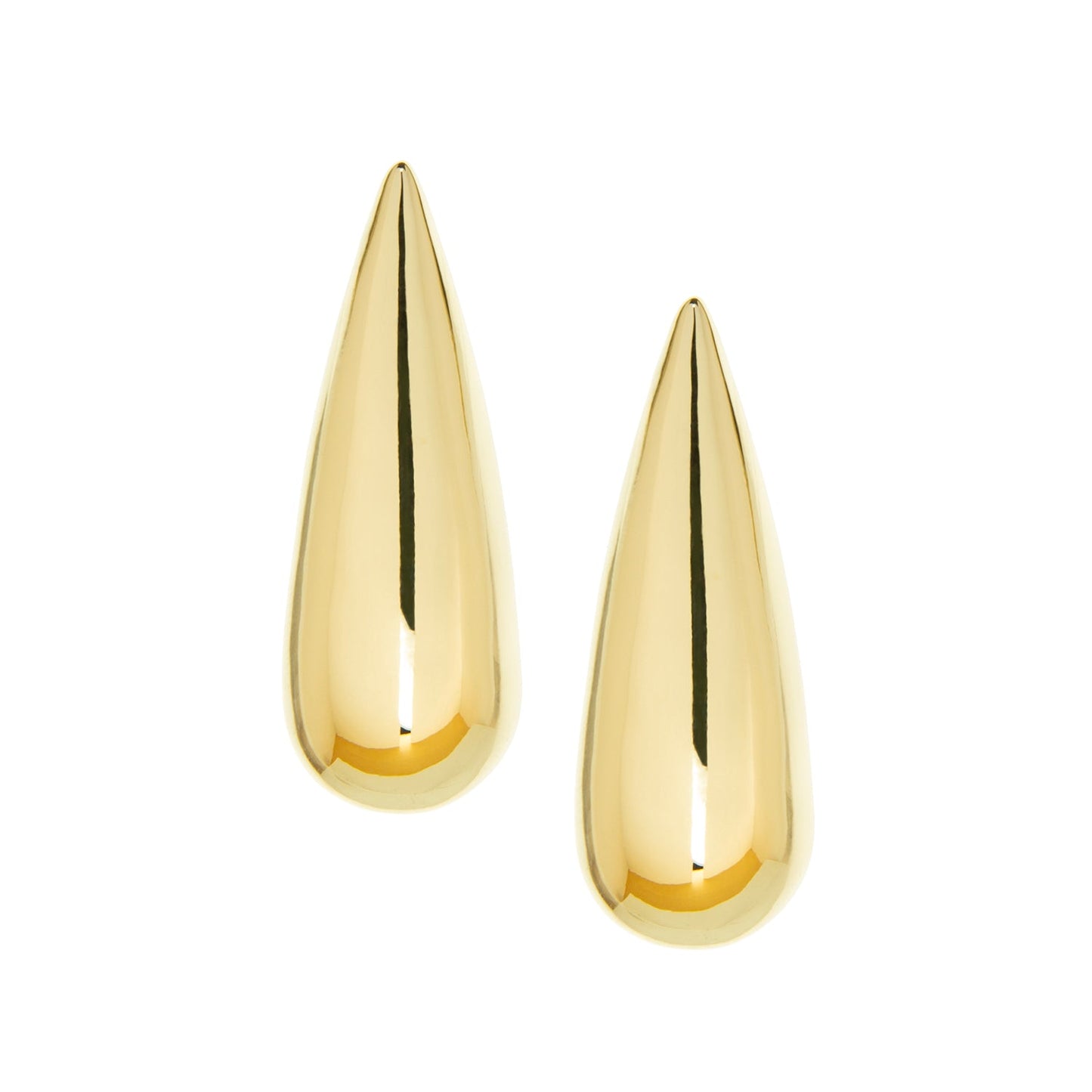 elongated teardrop earring