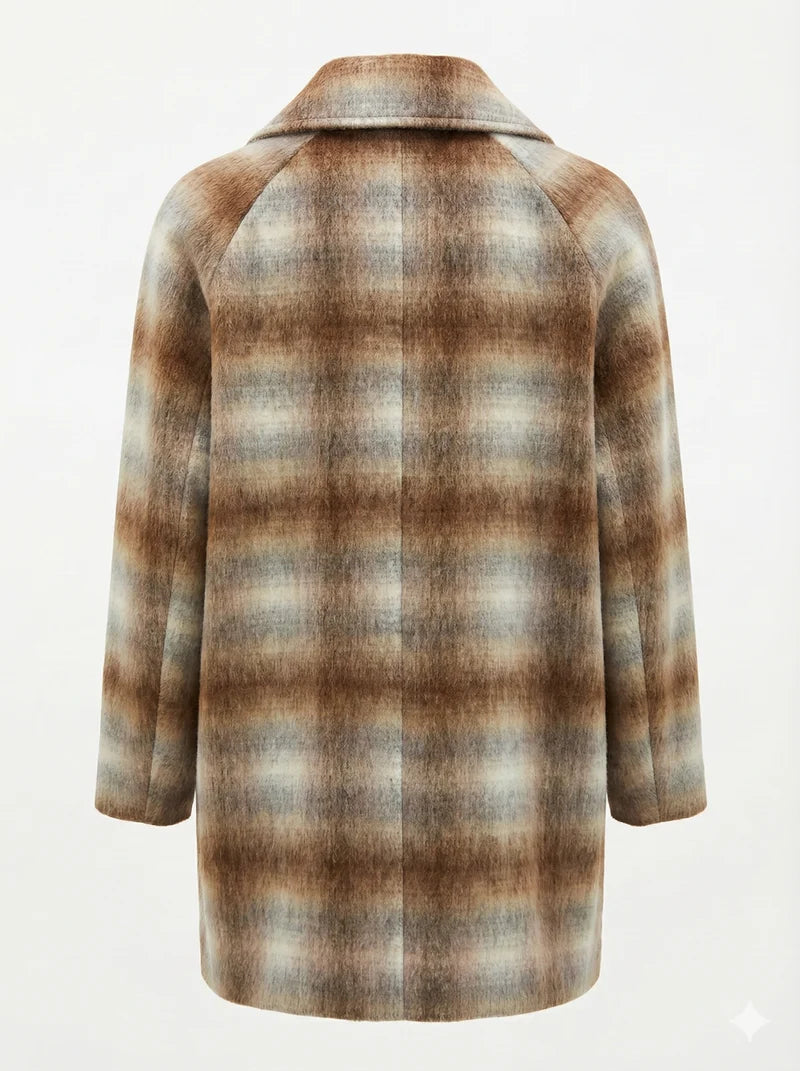 Adroit Jordan Double Breasted Raglan Coat