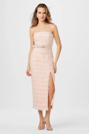 Toccin Vivan Tweed Midi-Dress