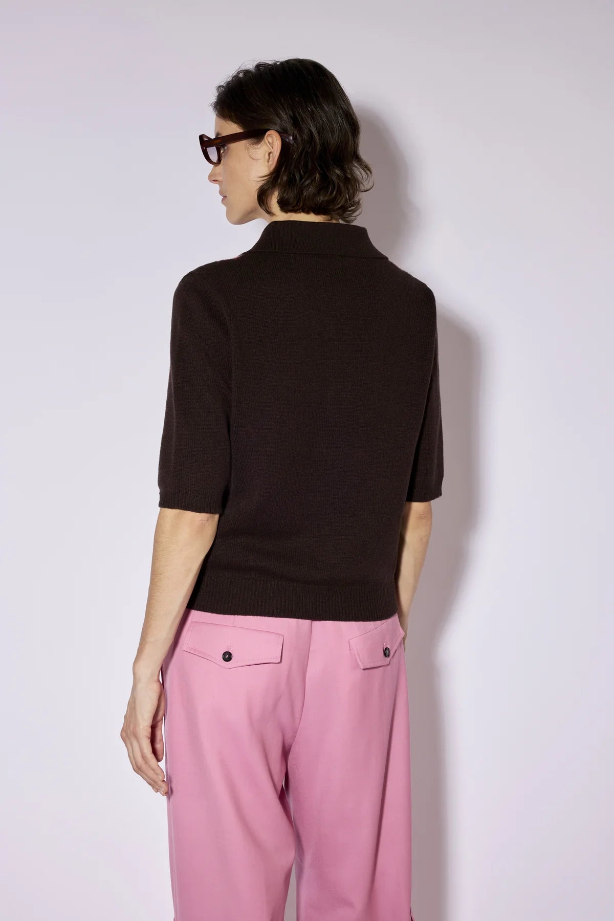 Liviana Conti Argyle S/S Sweater
