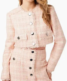 Toccin Lainey Crewneck Crop Jacket