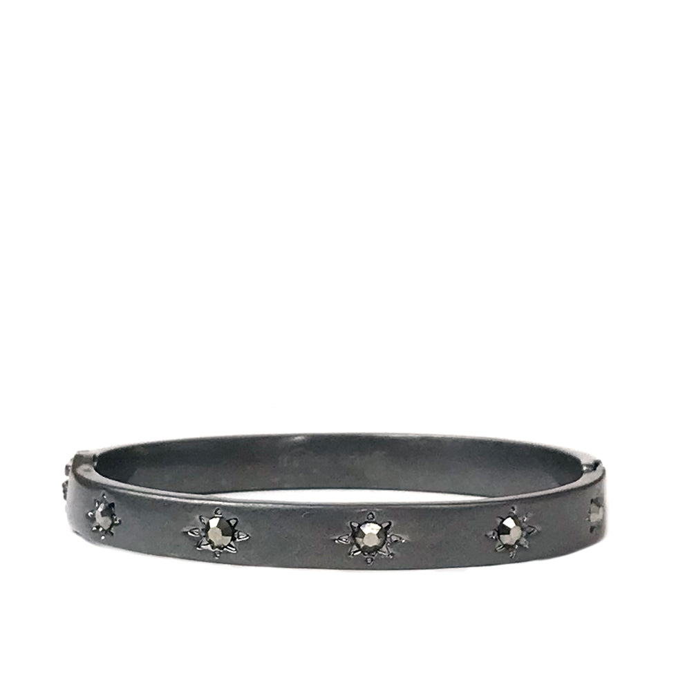 crystal starburst bangle