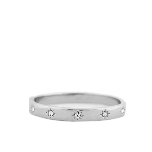 crystal starburst bangle