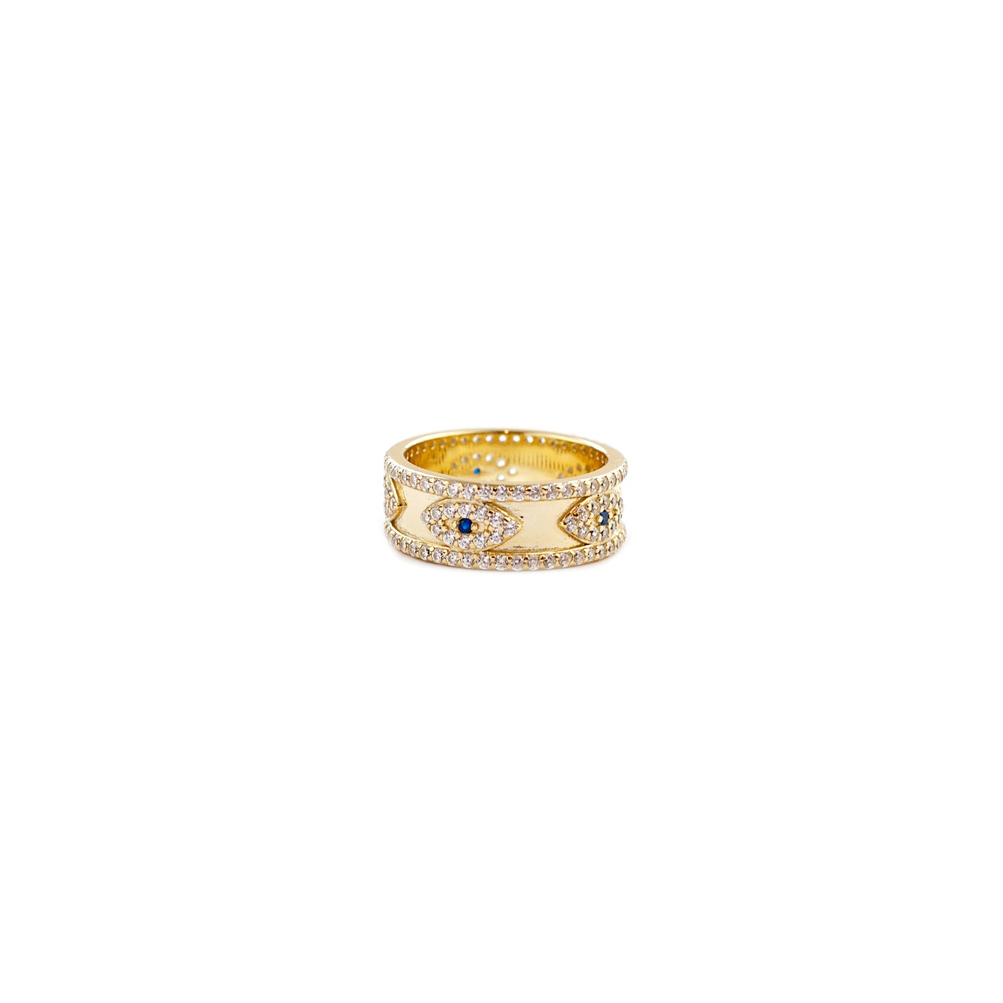 Evil Eye Pavé Band