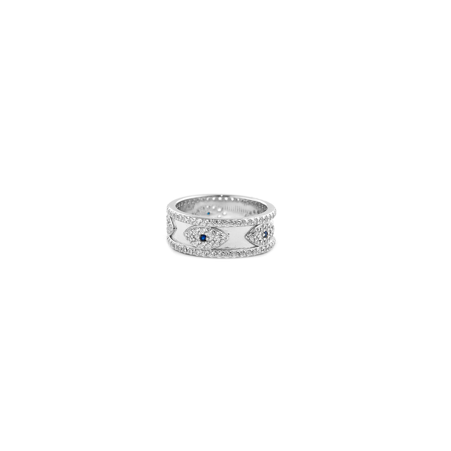 Evil Eye Pavé Band