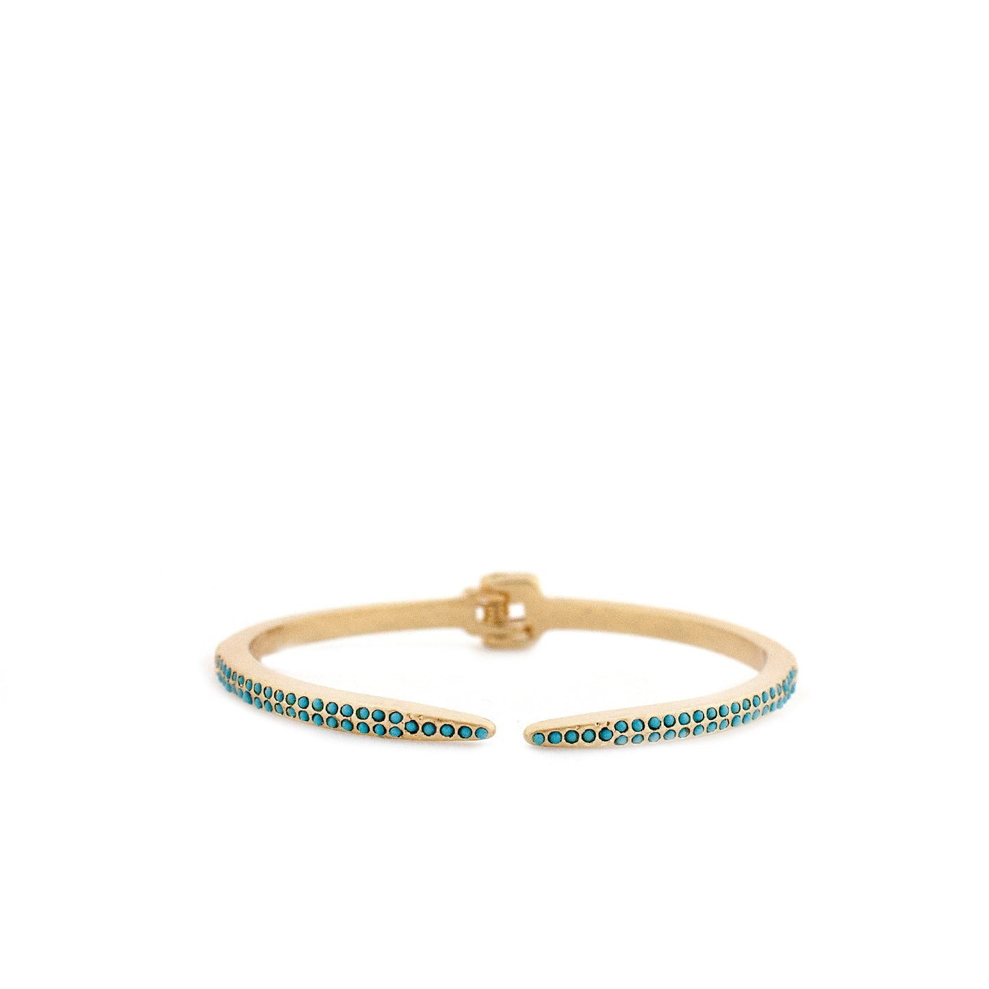pave hinged open bangle