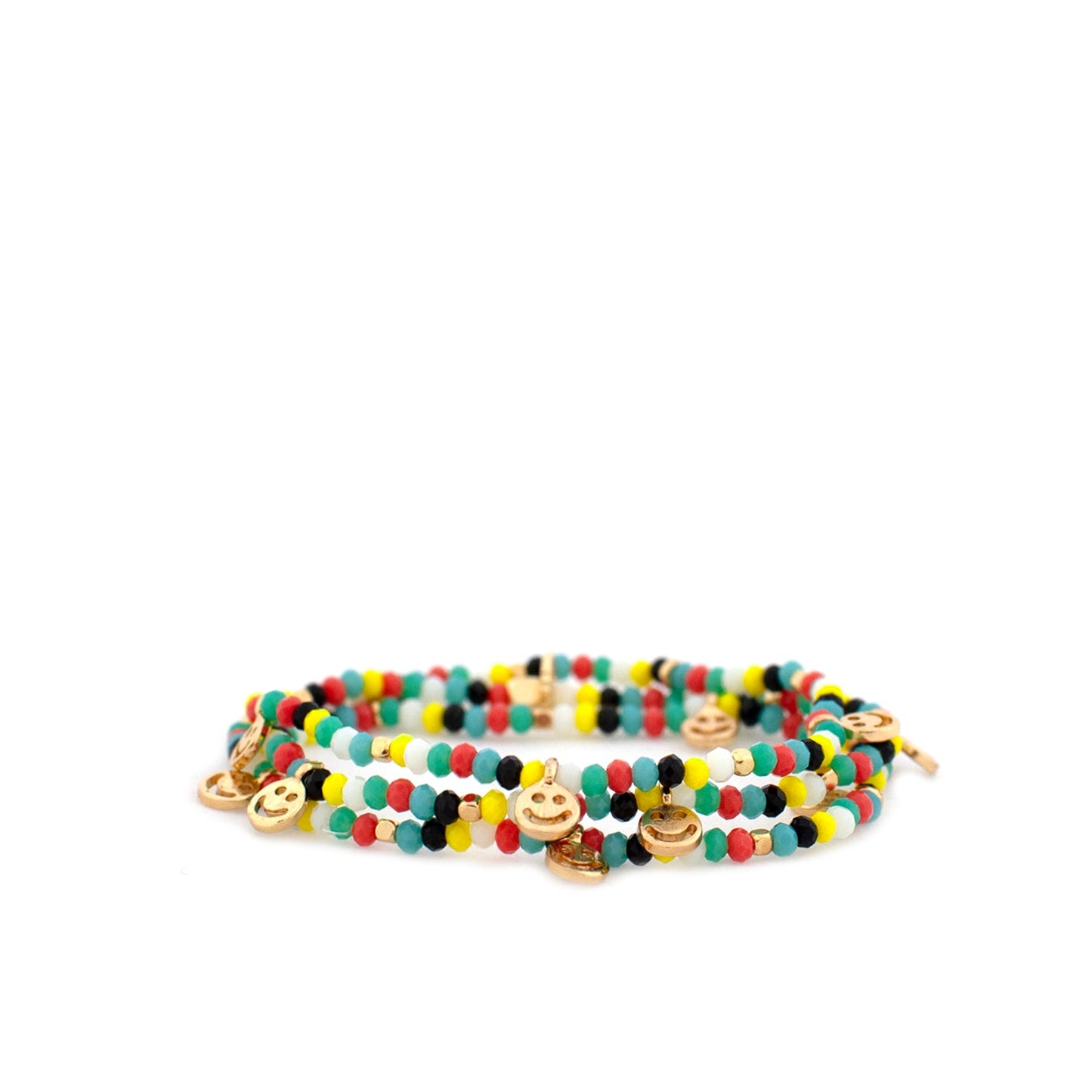 mini smiley face disc stretch wrap