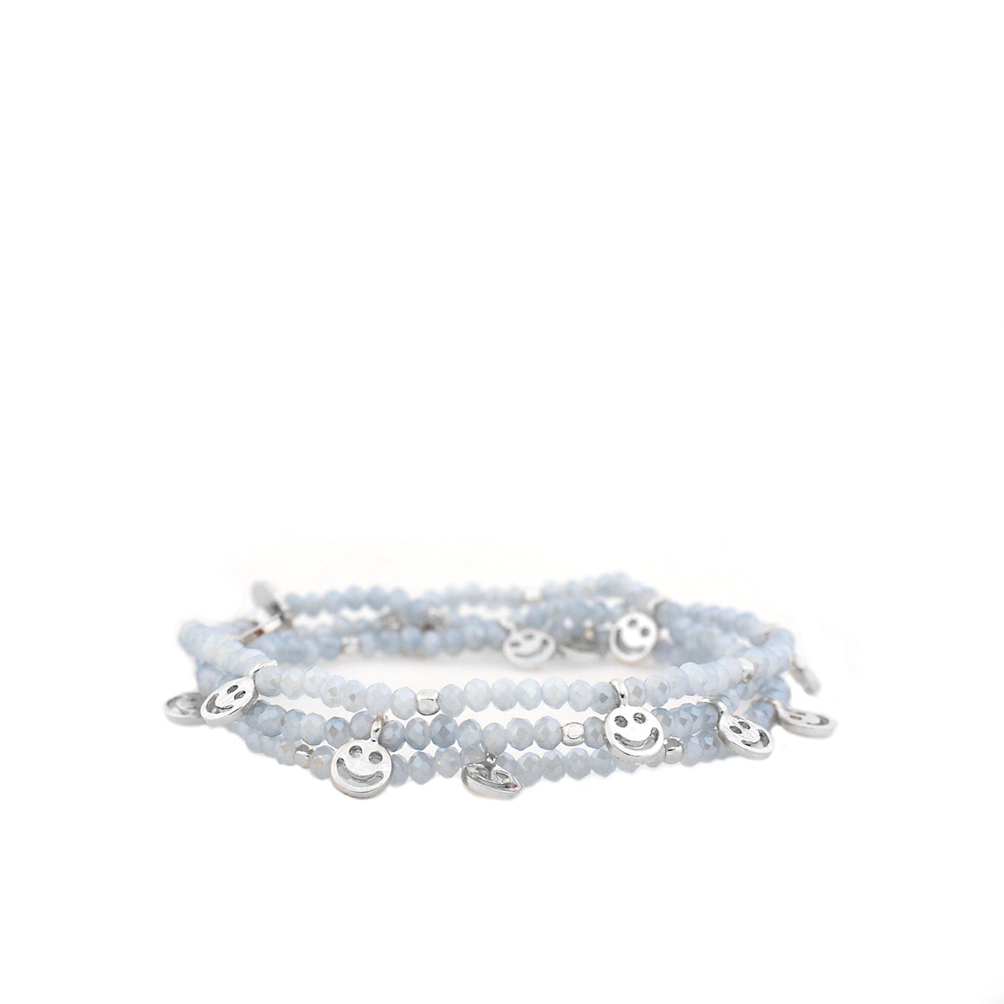 mini smiley face disc stretch wrap