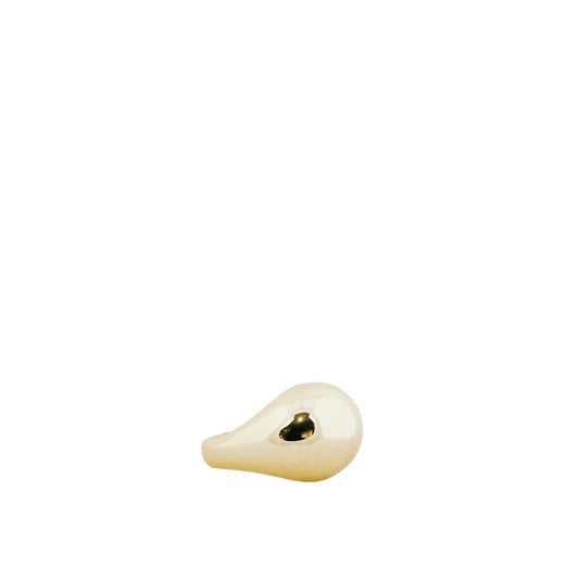 gold plated chunky bubble ring