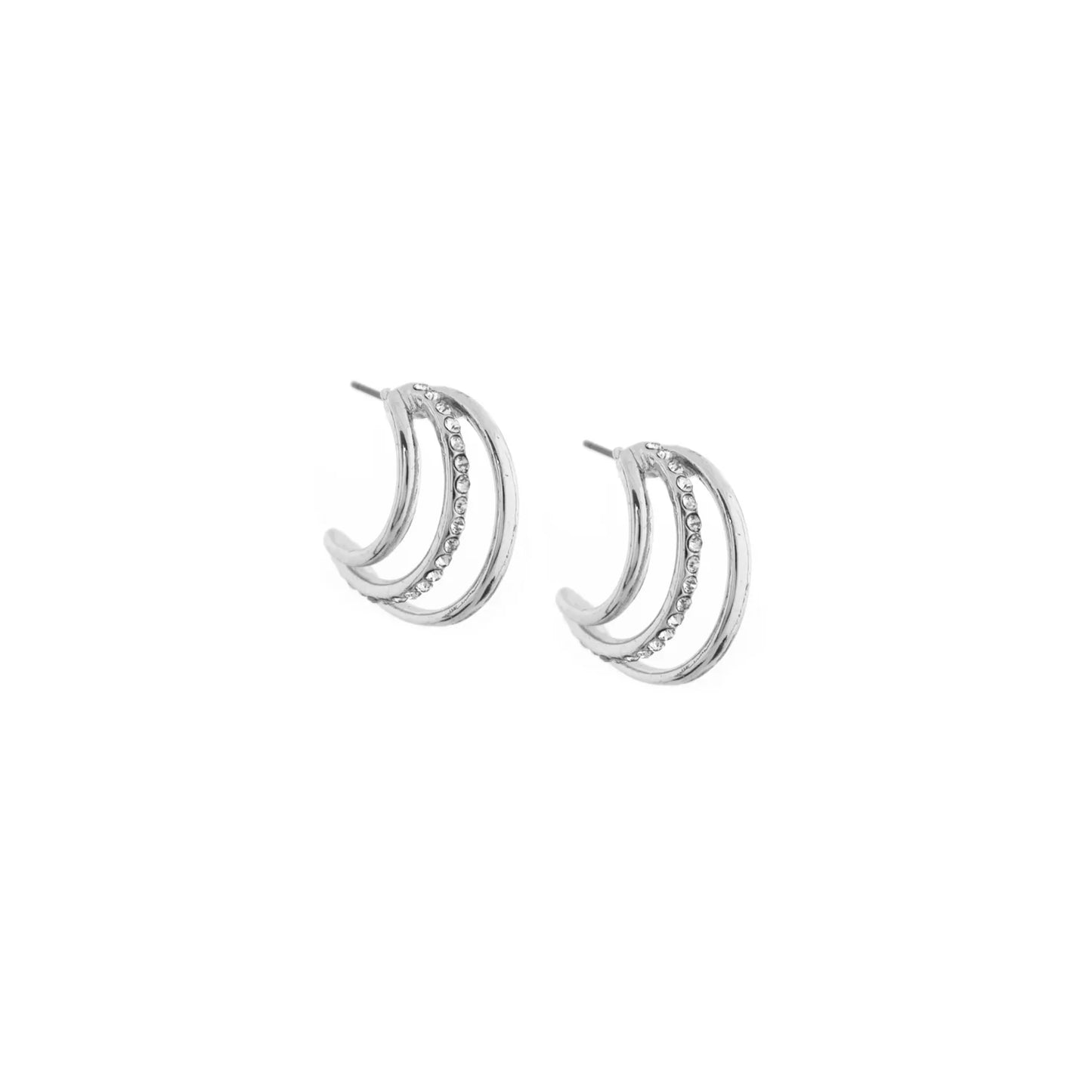 pave tri-hoop