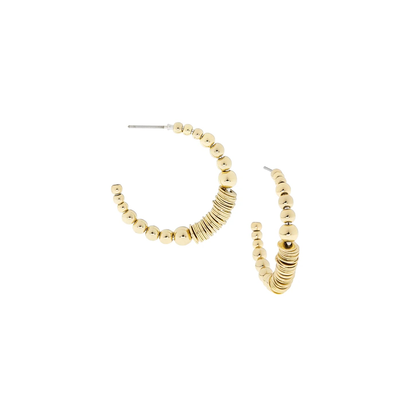 metal bead & disc hoop