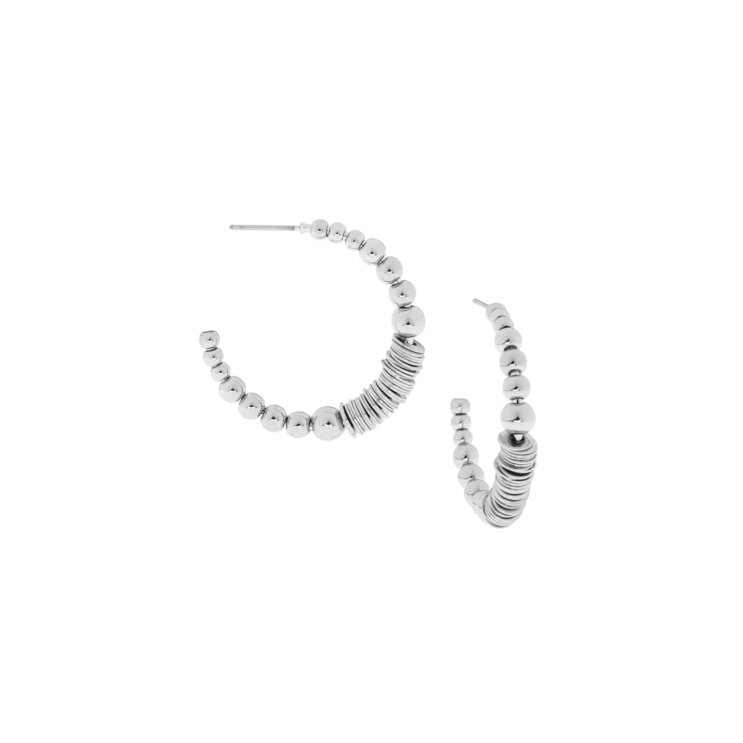 metal bead & disc hoop