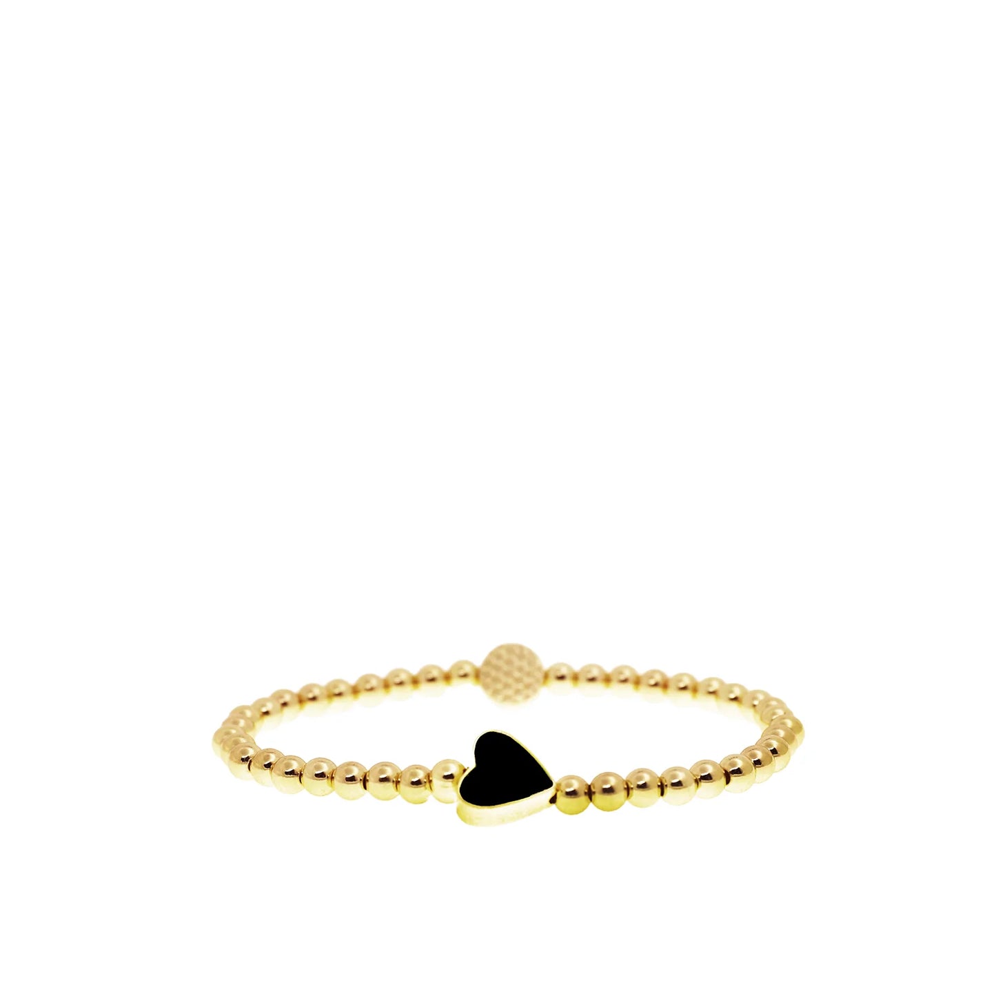 enamel sideways heart bracelet