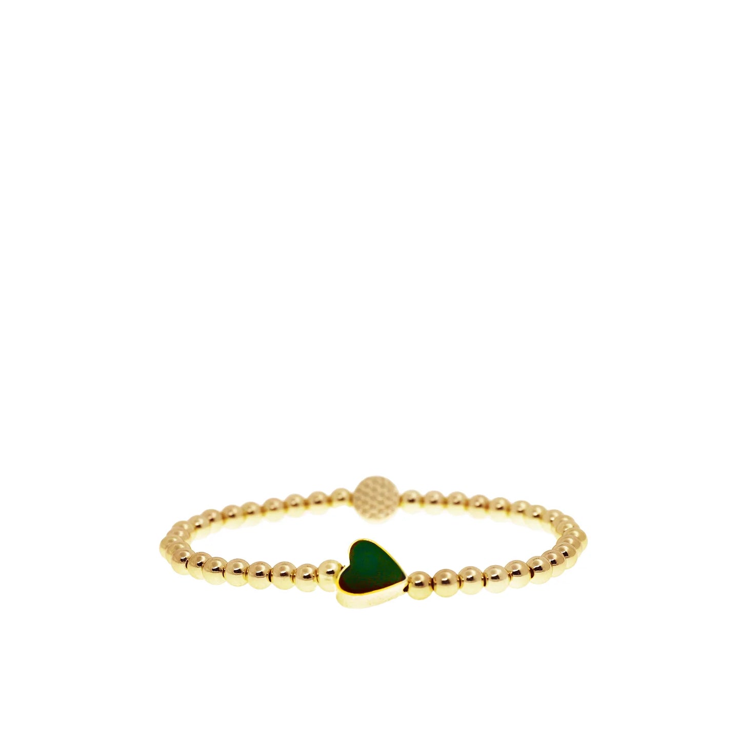enamel sideways heart bracelet