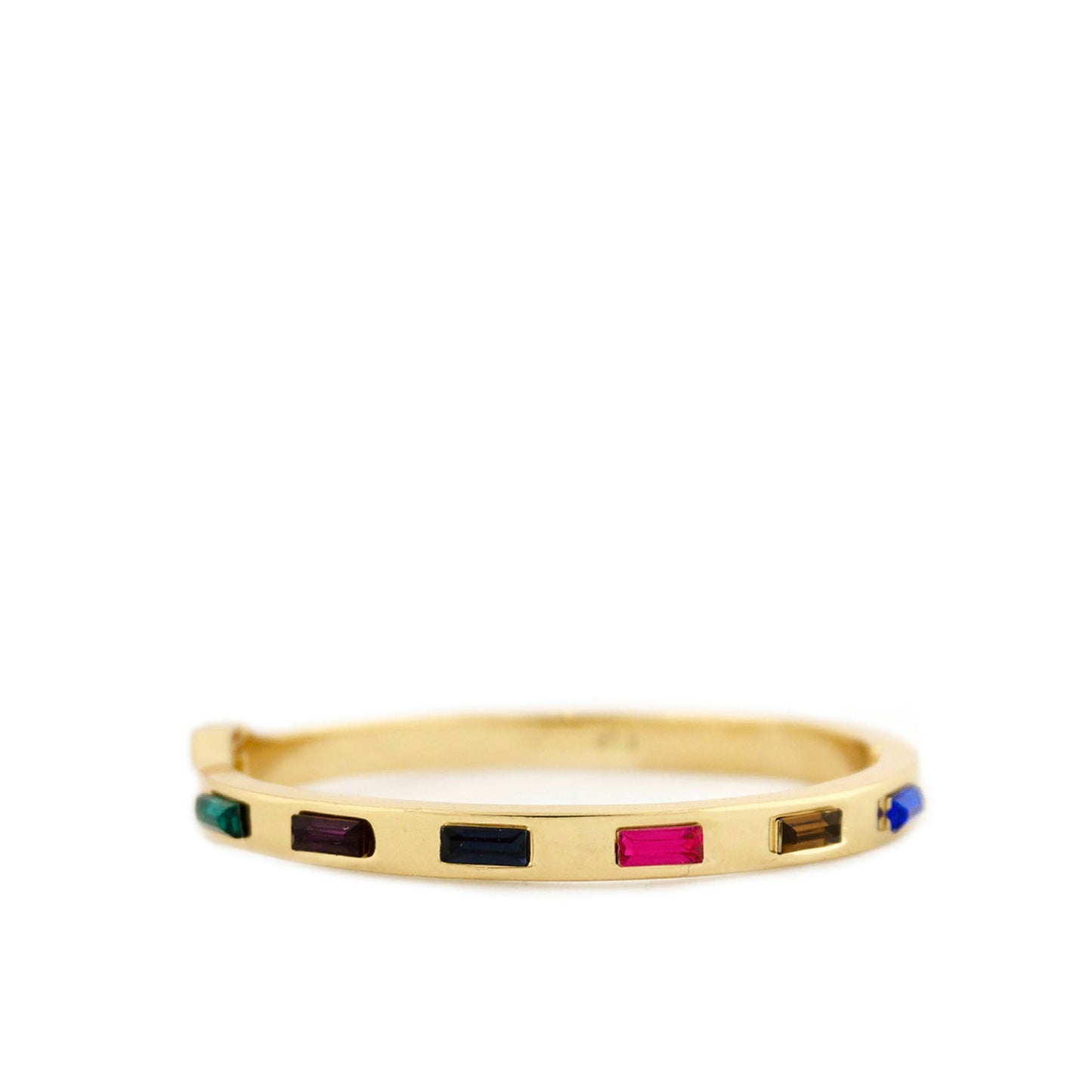 crystal baguette bangle