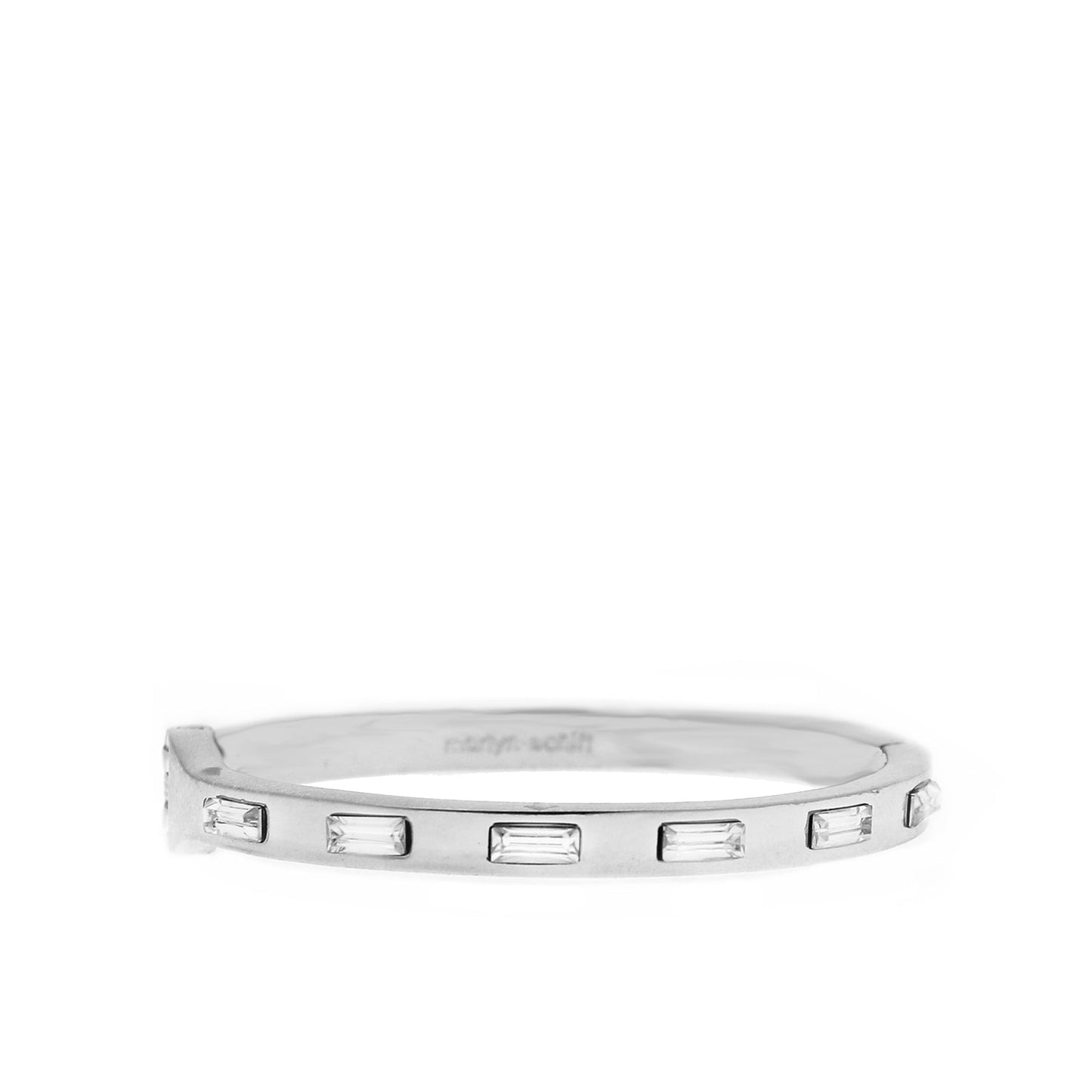 crystal baguette bangle
