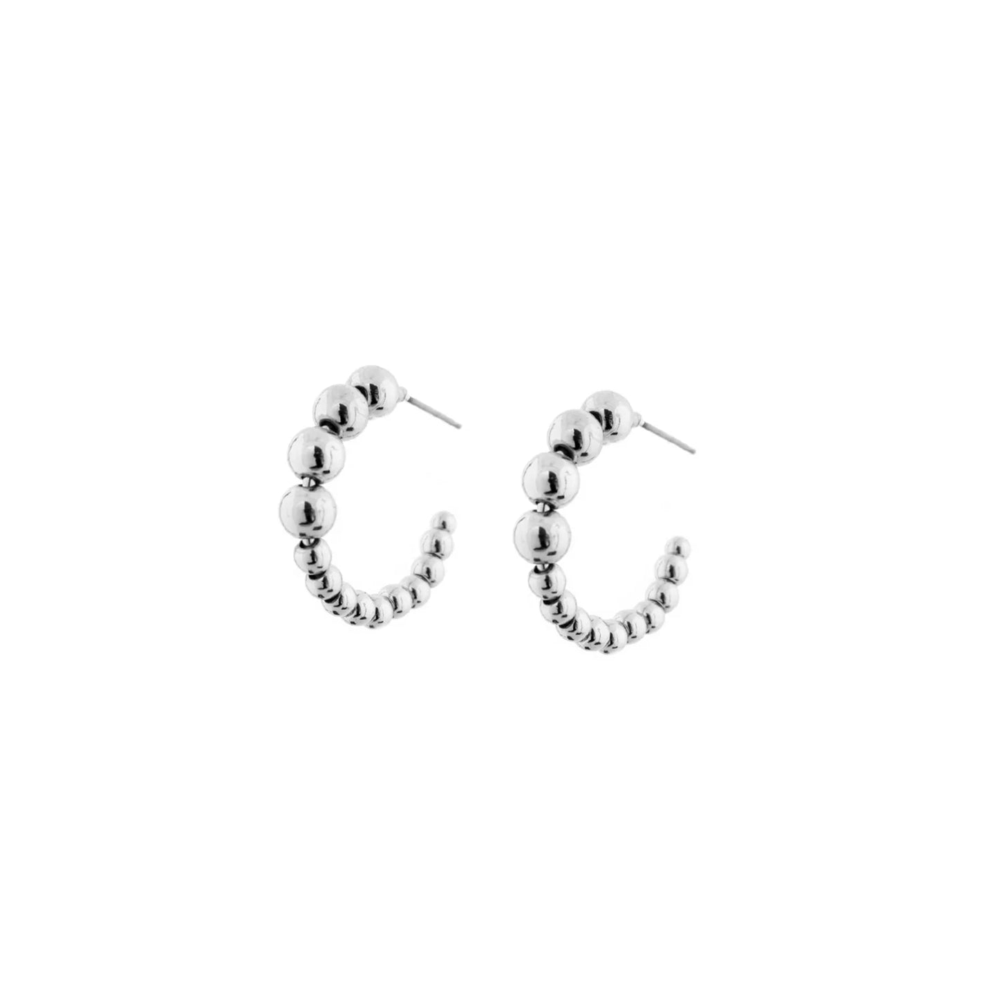 1" graduated metal bead hoop