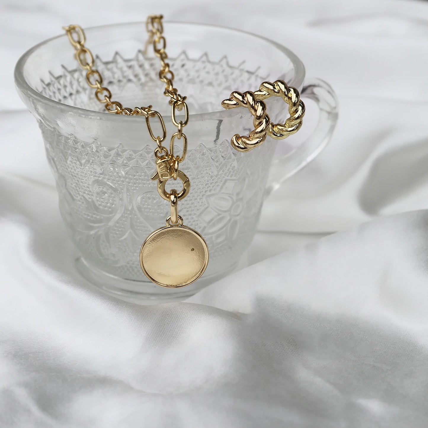 small twisted hoop