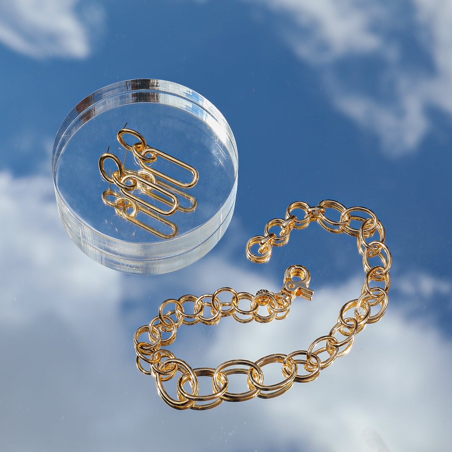 lobster swivel clasp circle necklace