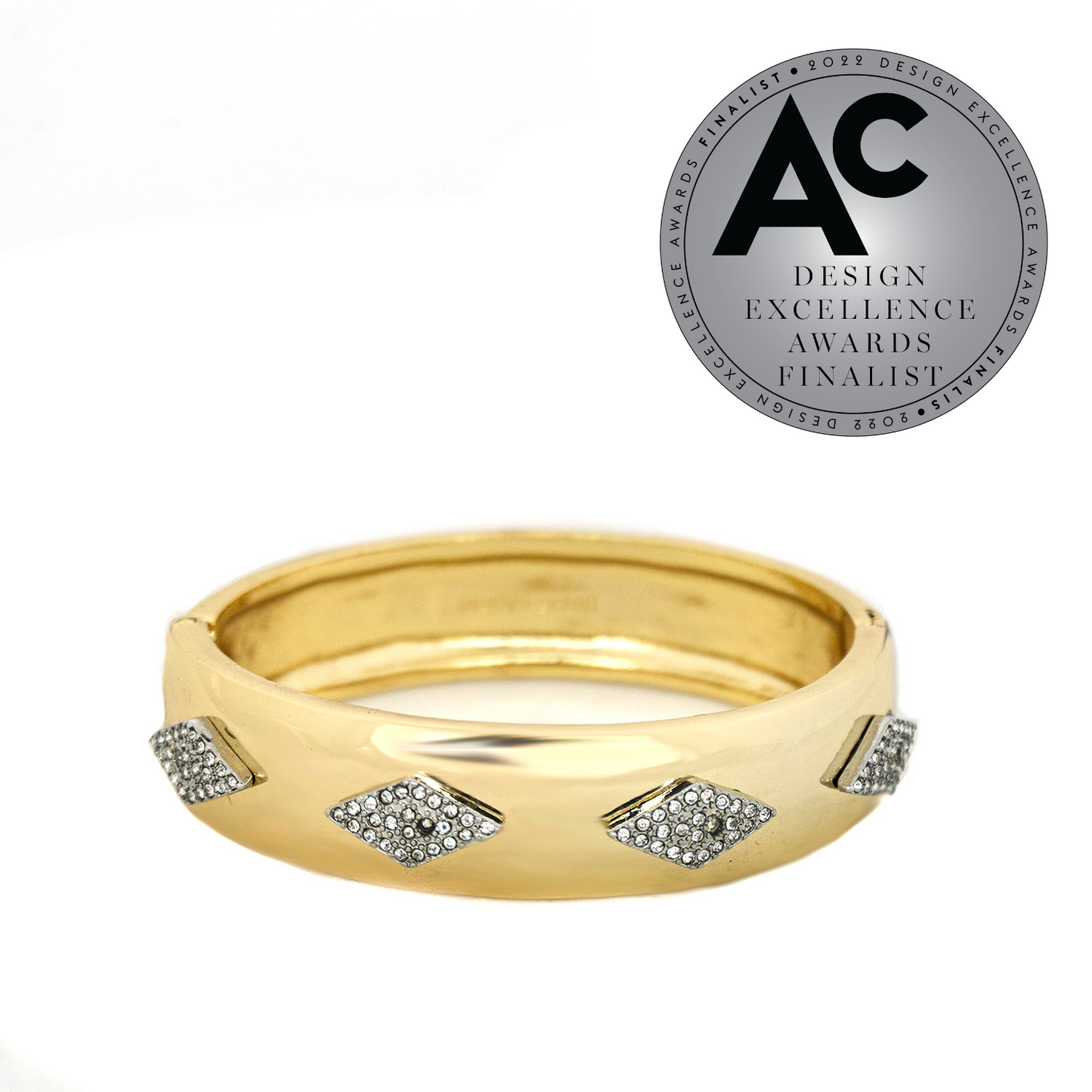 pave diamond design bangle