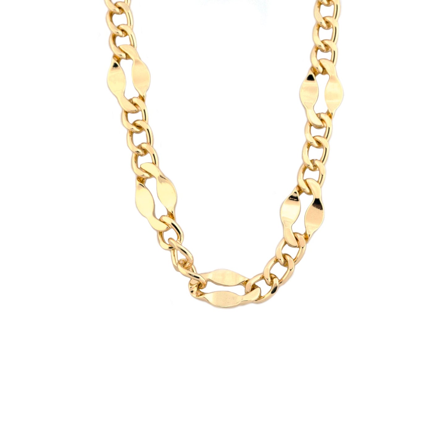 connecting link curb chain necklace
