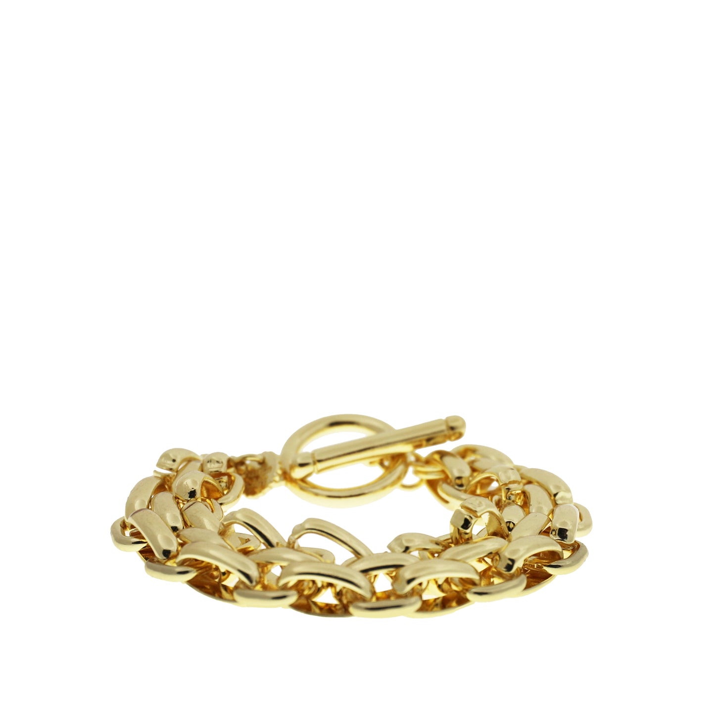 woven link toggle bracelet