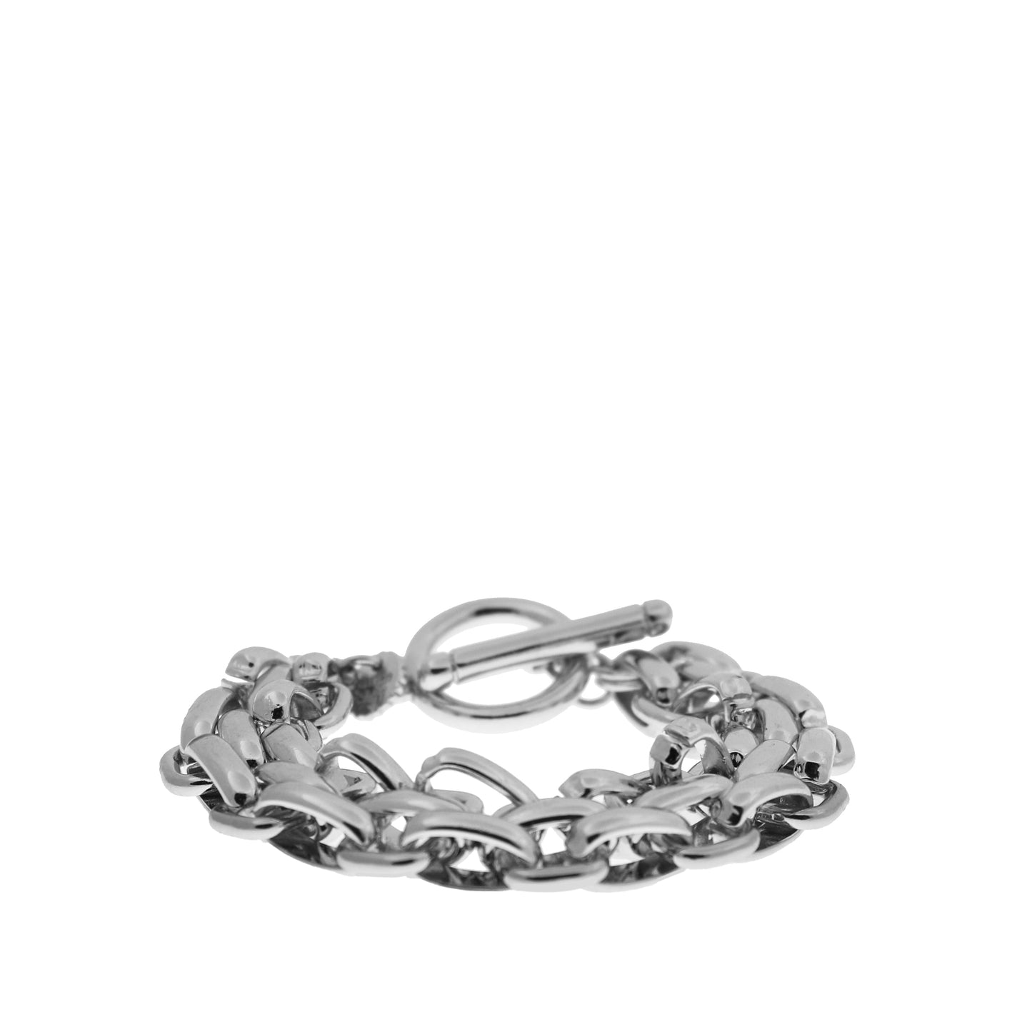woven link toggle bracelet