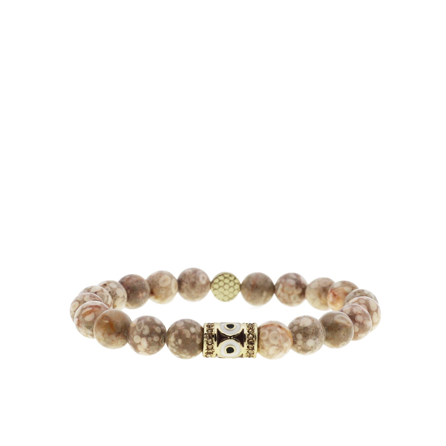 evil eye rondelle bracelet