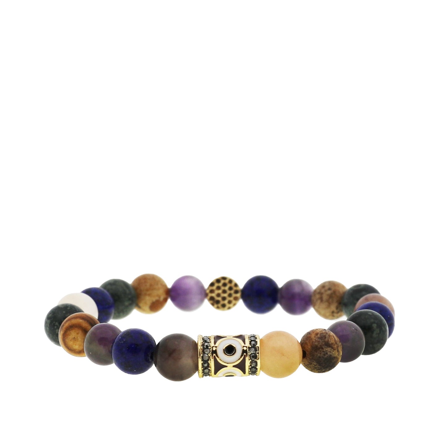 evil eye rondelle bracelet