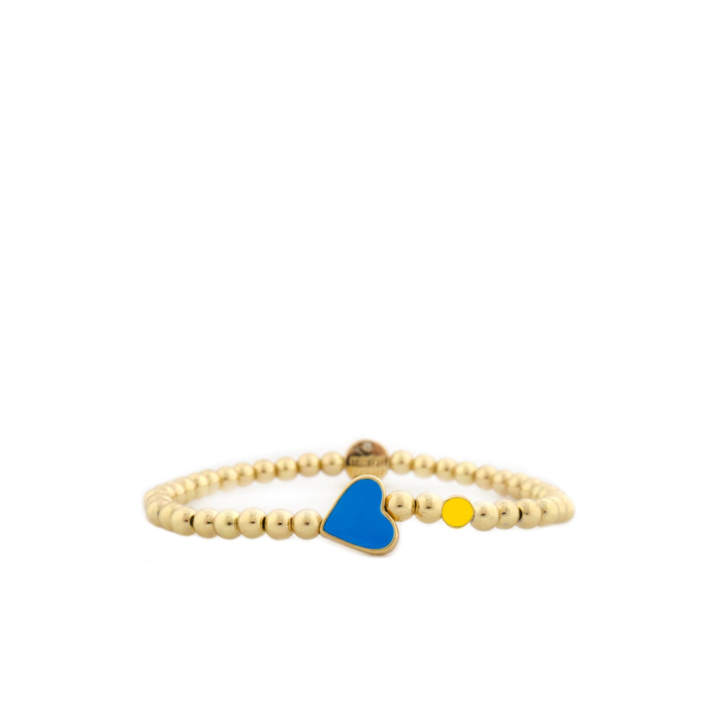 Stand With Ukraine Stretch Bracelet