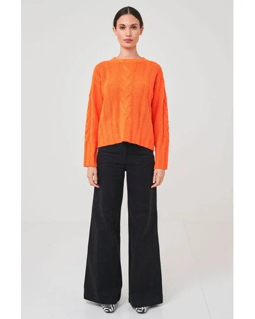 Lily Cashmere Cable Sweater