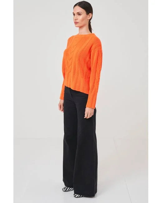 Lily Cashmere Cable Sweater