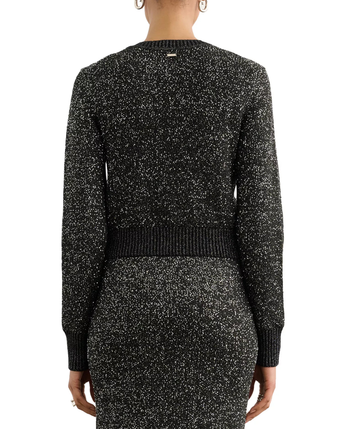 Toccin Mollie Sequin Crewneck Cardigan