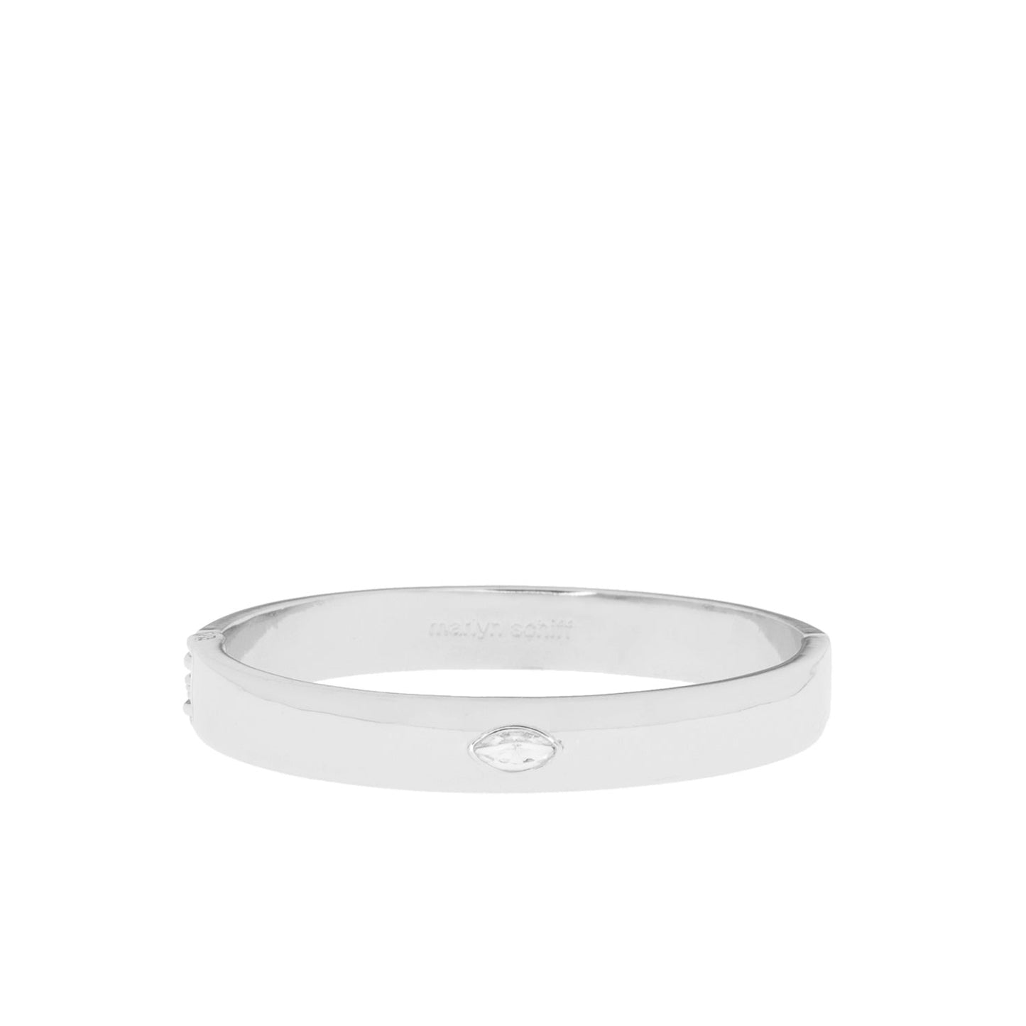 bangle with marquise crystal