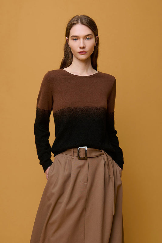 Aldo Martins  with Ombre Effect Sweater