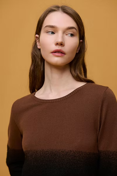 Aldo Martins  with Ombre Effect Sweater