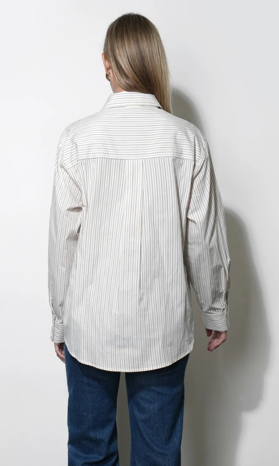 Greylin Beatrix Twofer Stripe Oversized Shirt