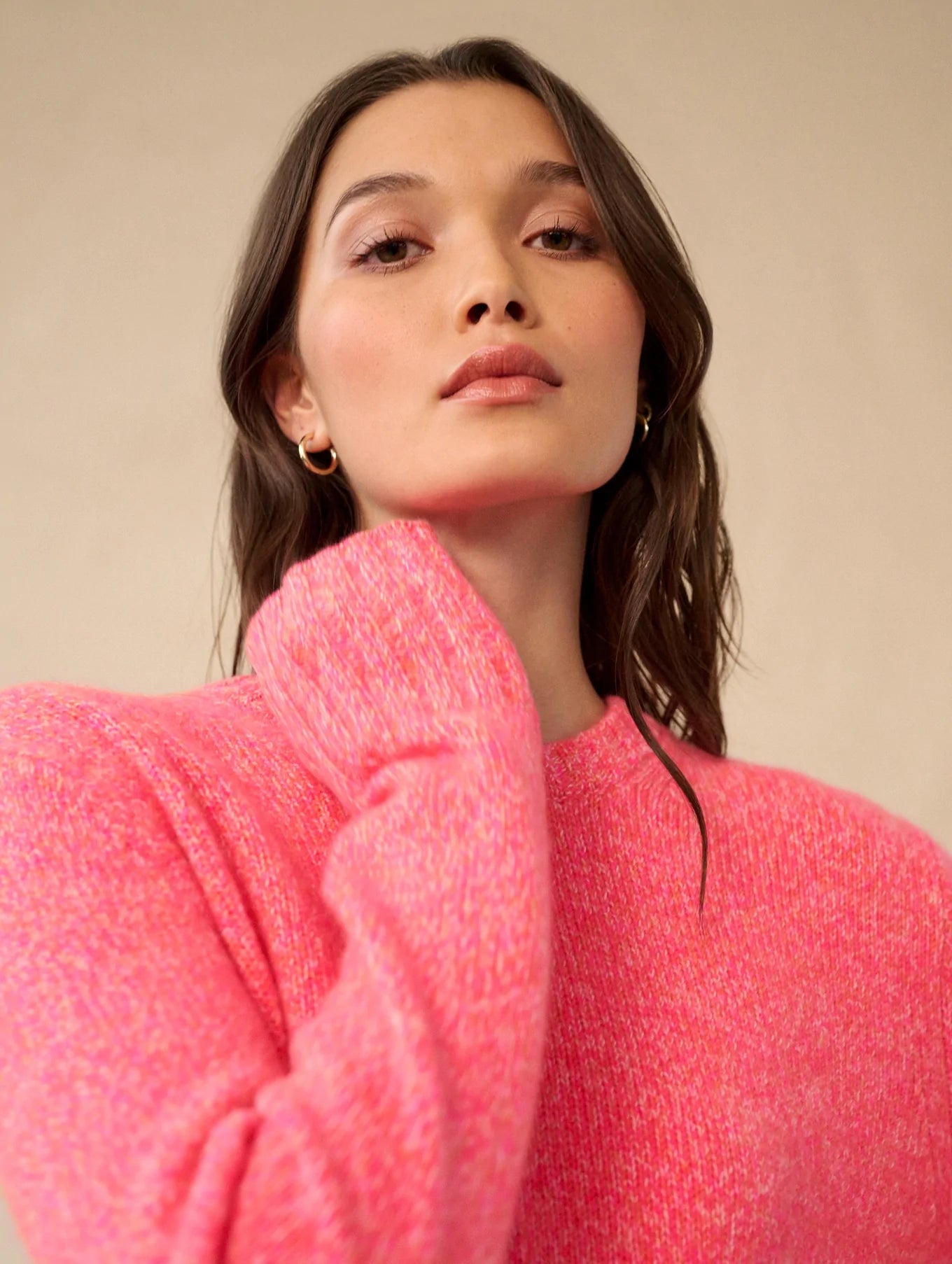 Cashmere Luxe Marl Crewneck
