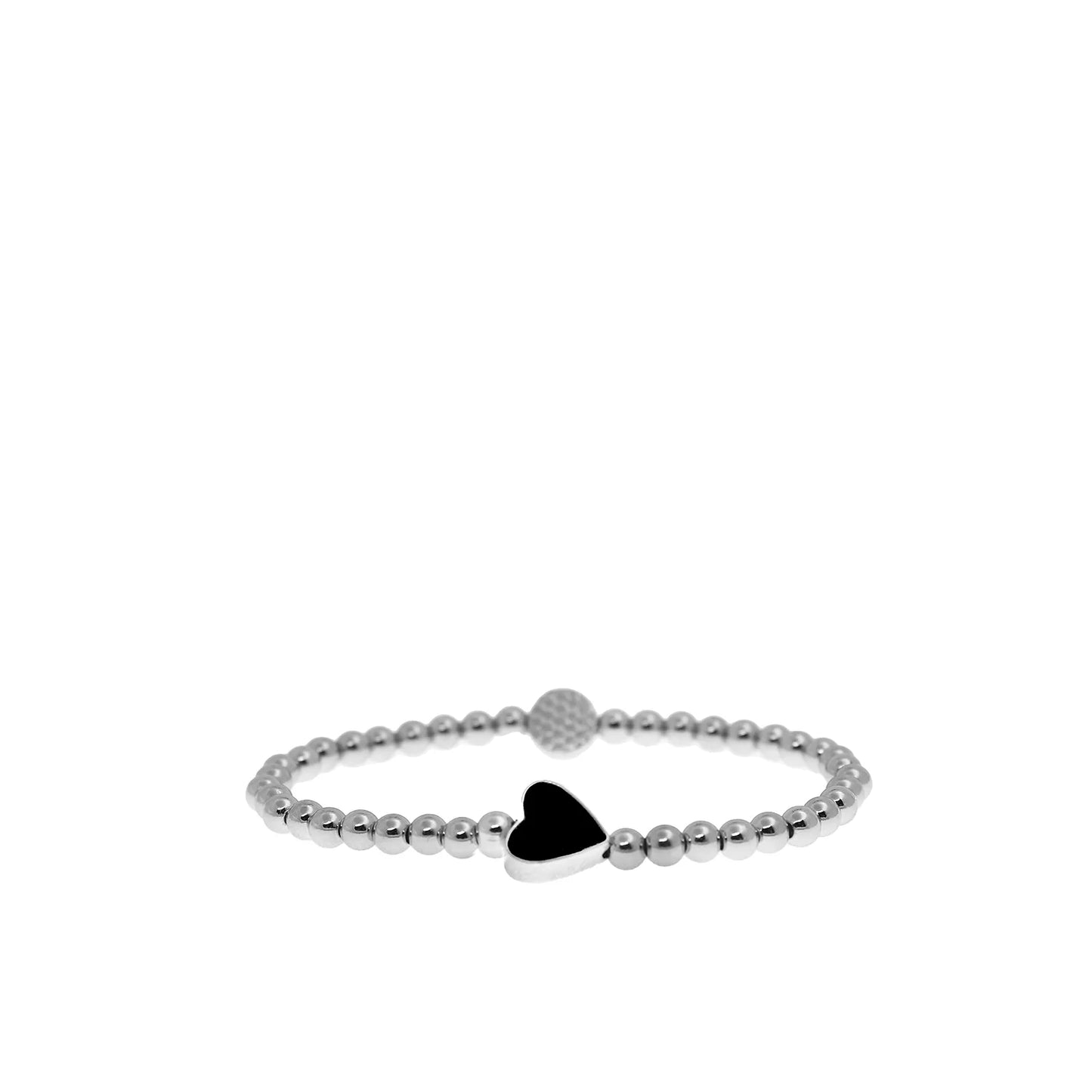 enamel sideways heart bracelet