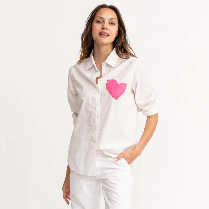 Mia Shirt Imperfect Heart Pocket