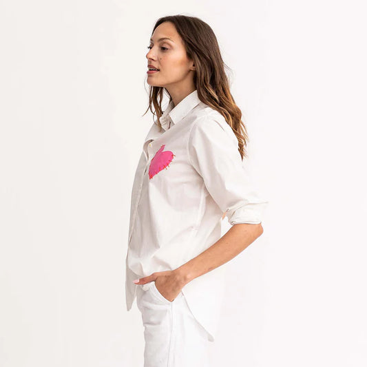Mia Shirt Imperfect Heart Pocket